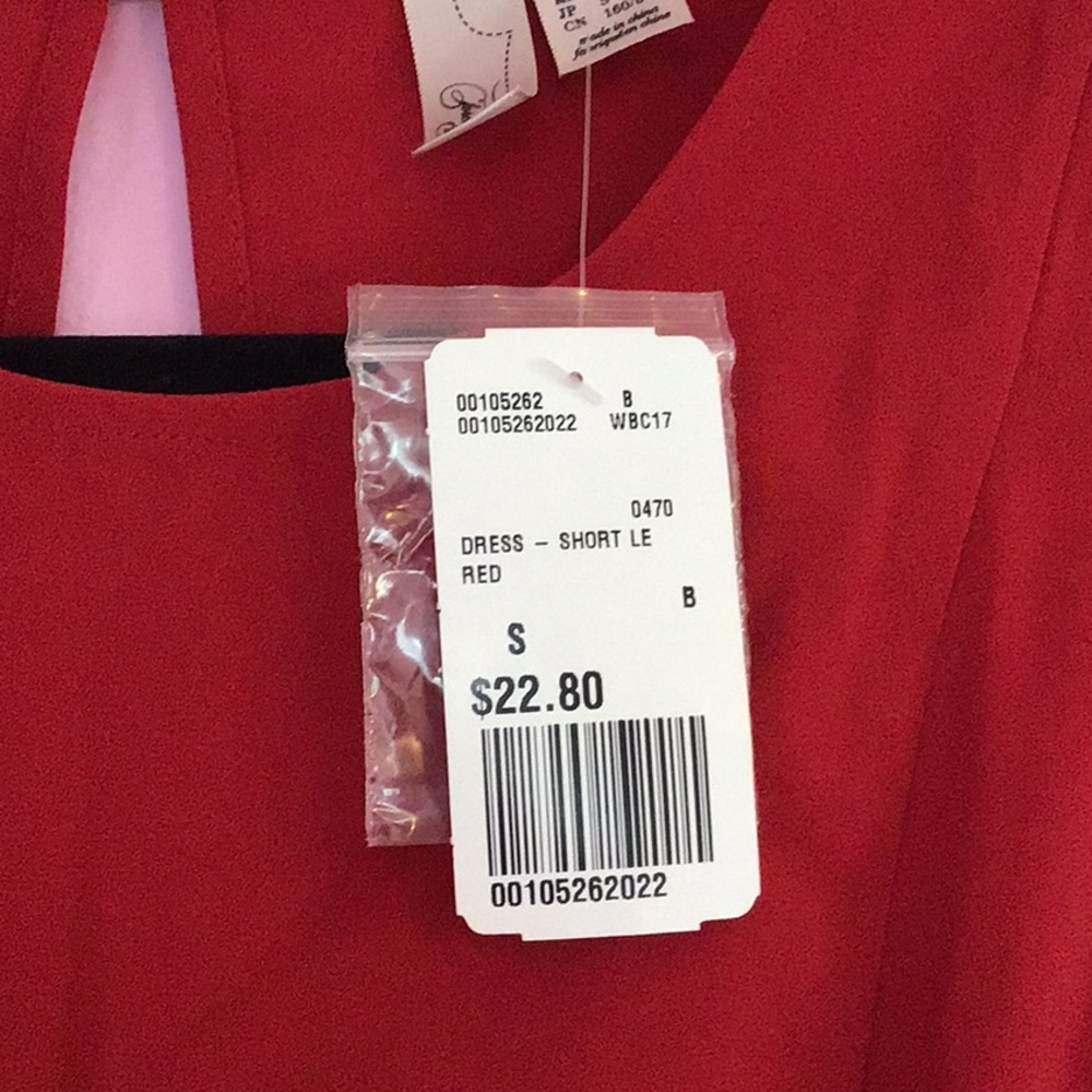 NWT Red Cocktail Dress - Picture 3 of 3